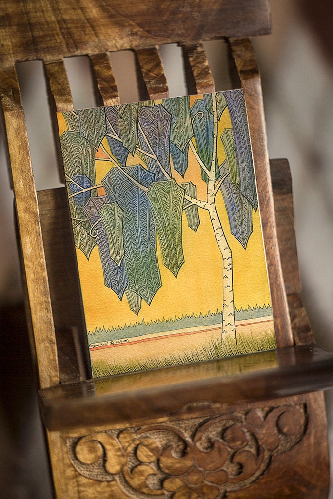 ACEO Print - Birch 3
