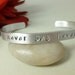 Justin Bieber, Never Say Never, Justin Bieber cuff bracelet, jewelry, Hand Stamped