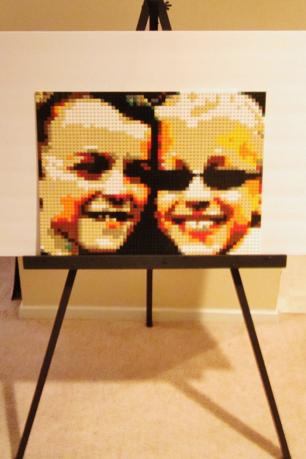 Custom LEGO Mosaic Art Wall Hanging 15x20