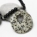 DALMATION JASPER & ONYX Necklace