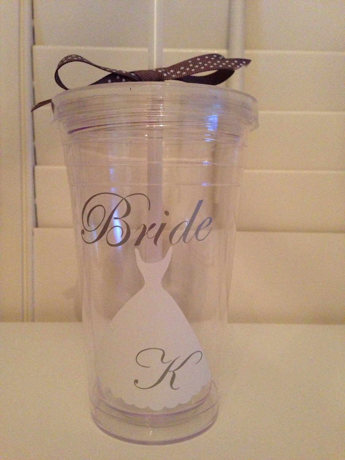 Wedding Dress Personalized Tumbler