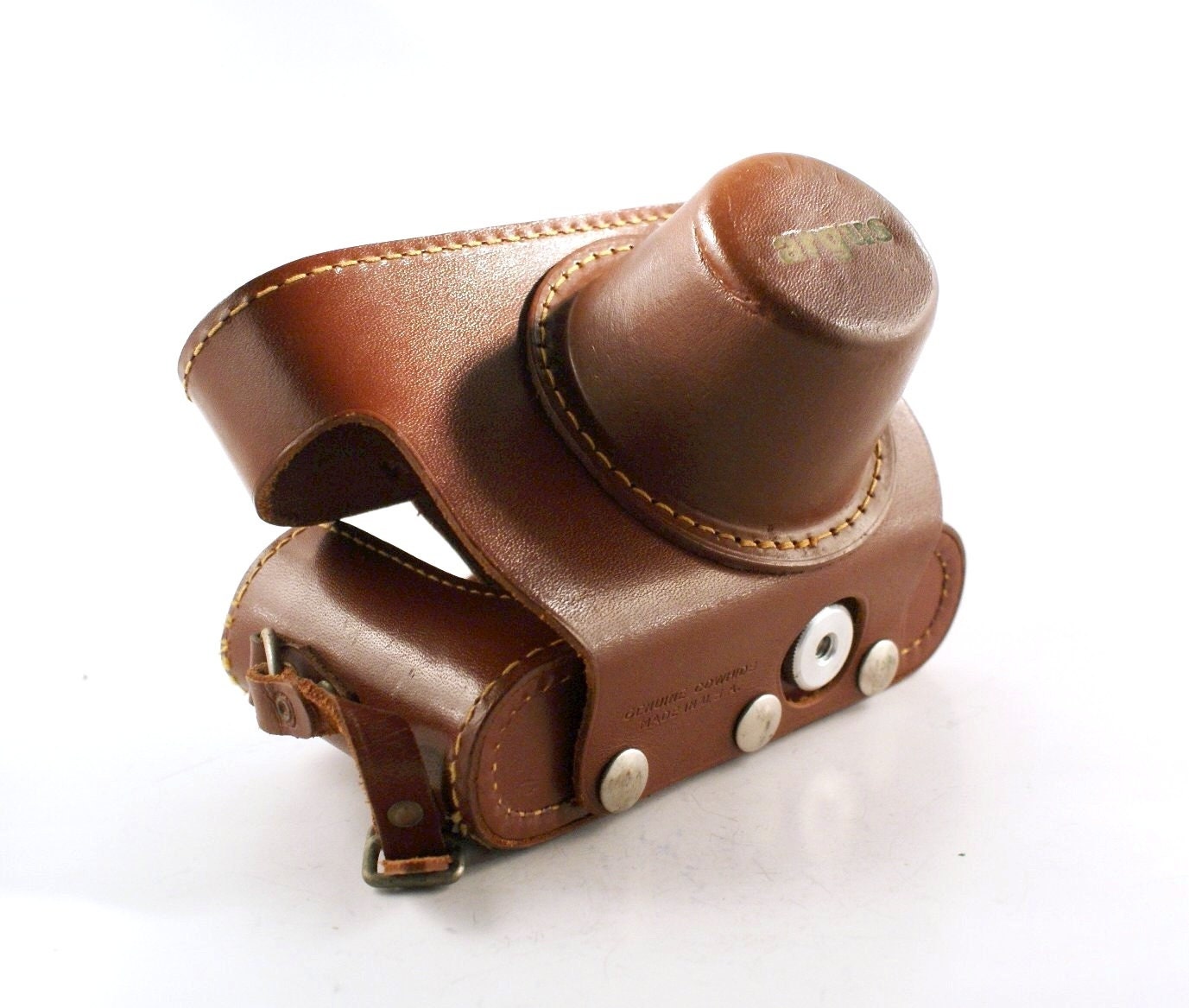 vintage camera leather case