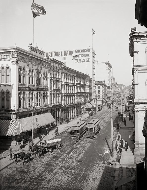 Richmond Virginia year 1905 .Main Street Richmond by Chromatone