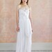 Must Have Been the Roses - Sweetheart  Bohemian Custom  Feather Wedding Dress