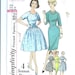 1960s Womens Dress Pattern - Simplicity 4232 Vintage Pattern - 36 Bust UNCUT