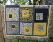 Yellow and Grey Quilt