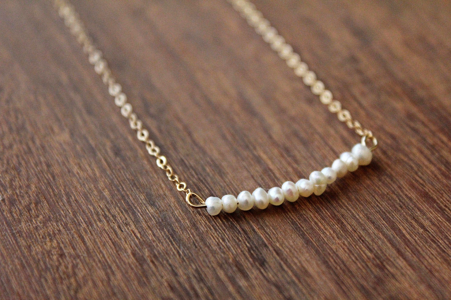 Pearl Bar Necklace