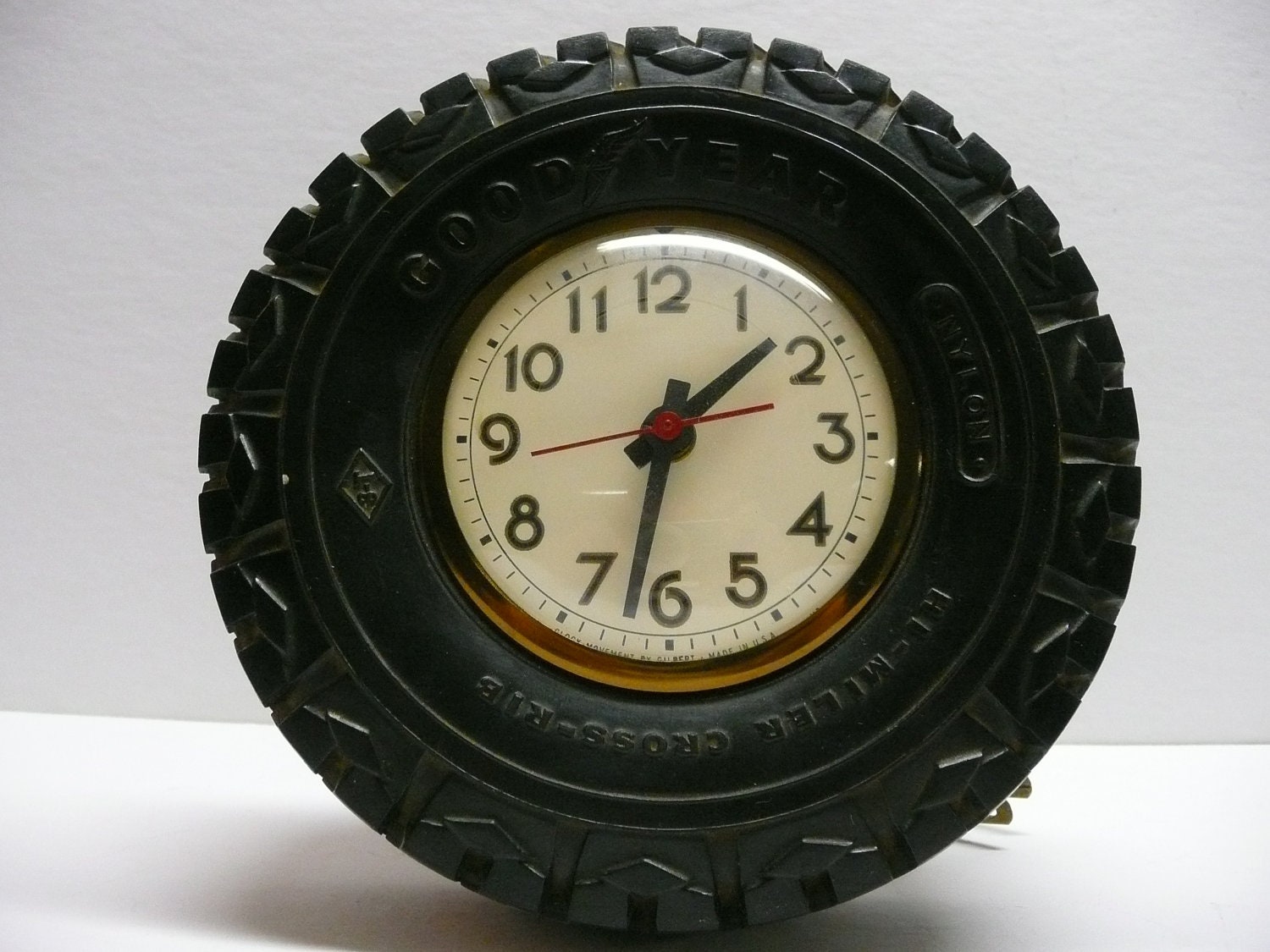 Goodyear Tires Clock Gas Station Automobilia by Streetreasure