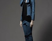 Navy Blue Hoodie Jaket