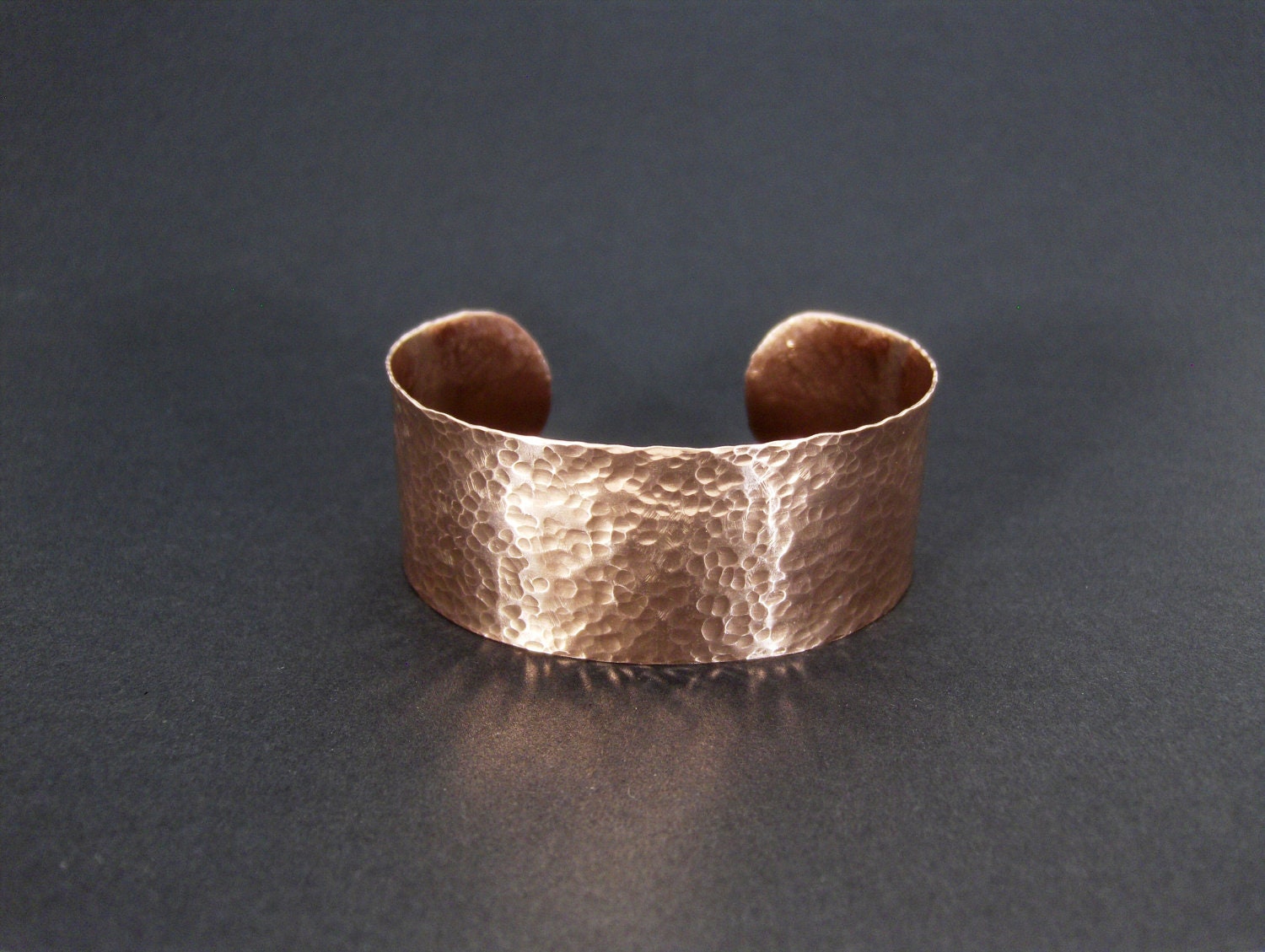 Raw & Totally Hammered Organic Bracelet Cuff