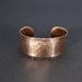 Raw & Totally Hammered Organic Bracelet Cuff
