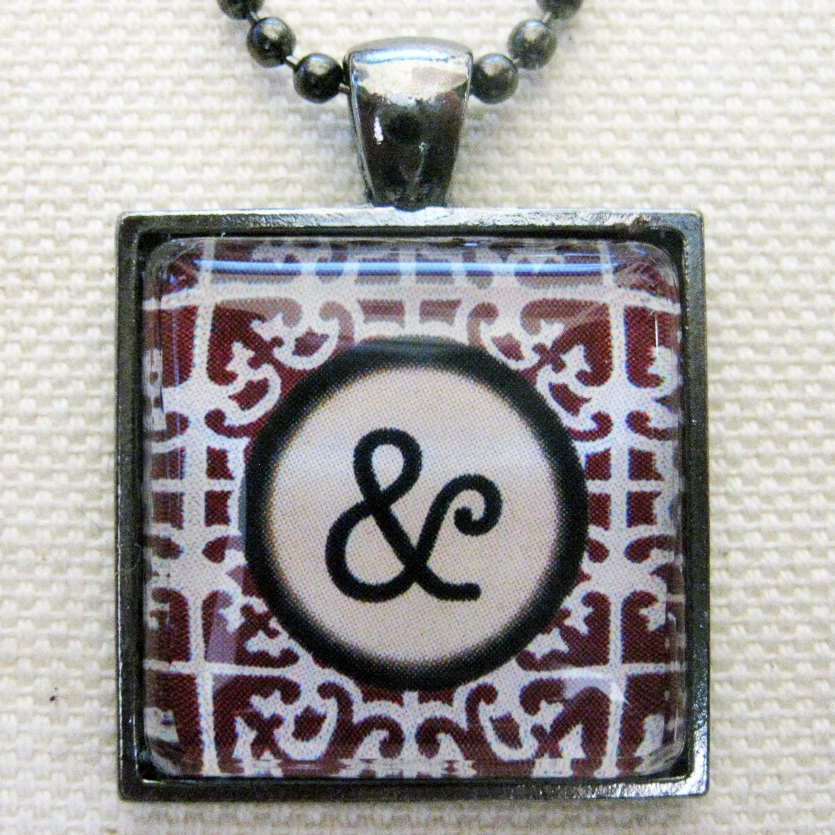 Custom Personalized Initial or Punctuation Necklace Pendant