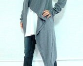 Sweater Cardigan // Cardigan / Women Gray Cardigan - Women Cardigan / Women Gray Jacket / Fall winter Fashion Women Sweater