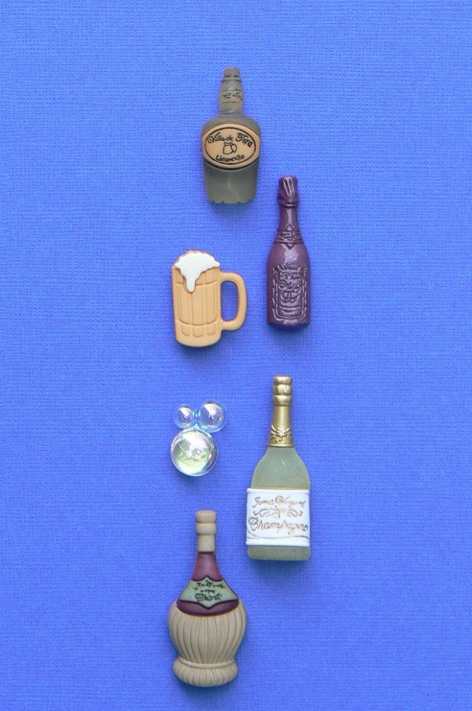 Champagne Beer Wine Magnetic Wineglass charms