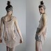 RESERVED Vintage Crochet Layering Piece . Knitted Body Shirt . Top . Apron
