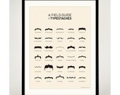 A Field Guide to Typestaches: Volume 1 Poster