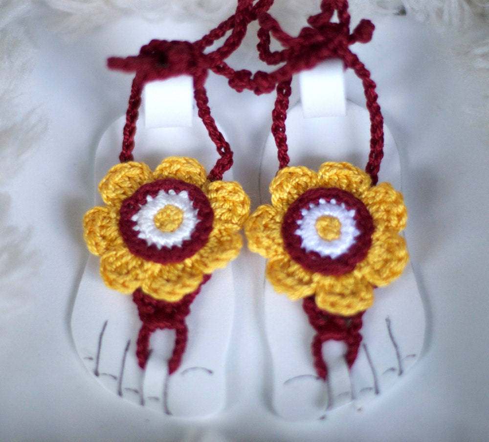Baby Barefoot Sandals. Girl stylish foot wear for those tiny earth bound toes.