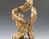 Wood Abstract Sculpture titled  Dance