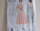 Women's Bolero Jacket and Dress Size 14 Original Design Retro 1954 UNCUT Vogue 2267 Sewing Pattern