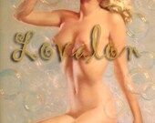 MATURE... Nude Bubbles.... Sexy 8 x 10 Print