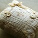 Custom Personalized Vintage Lace Wedding Ring Bearer Pillow -- Handmade in Ireland