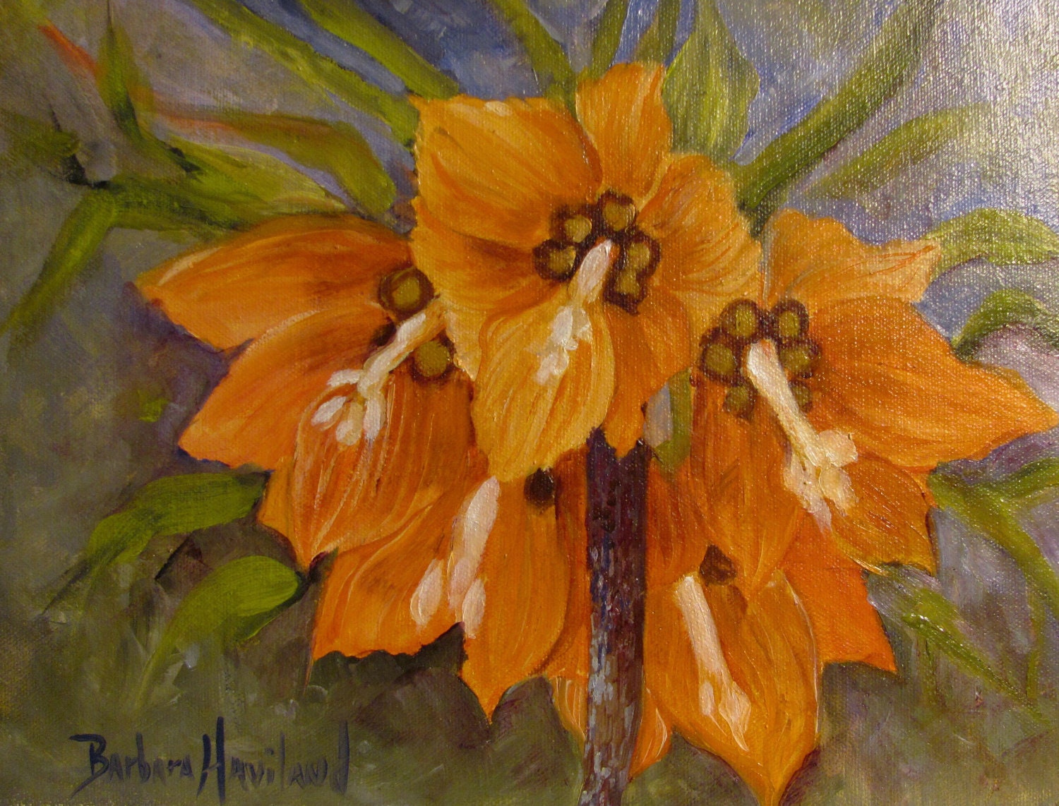 Imperal Flowers Studio Clearance oil painting Floral flower EBSQ team