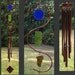 Wind Chime, Beach Glass, Stained Glass, Sea Glass, Copper, Copper, Wind Chimes, Windchime, Suncatcher