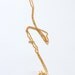 vintage 90's CRYSTAL BALL CAT golden chain rhinestone necklace