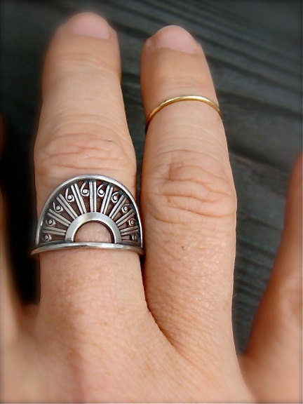 deco ... sterling silver ring