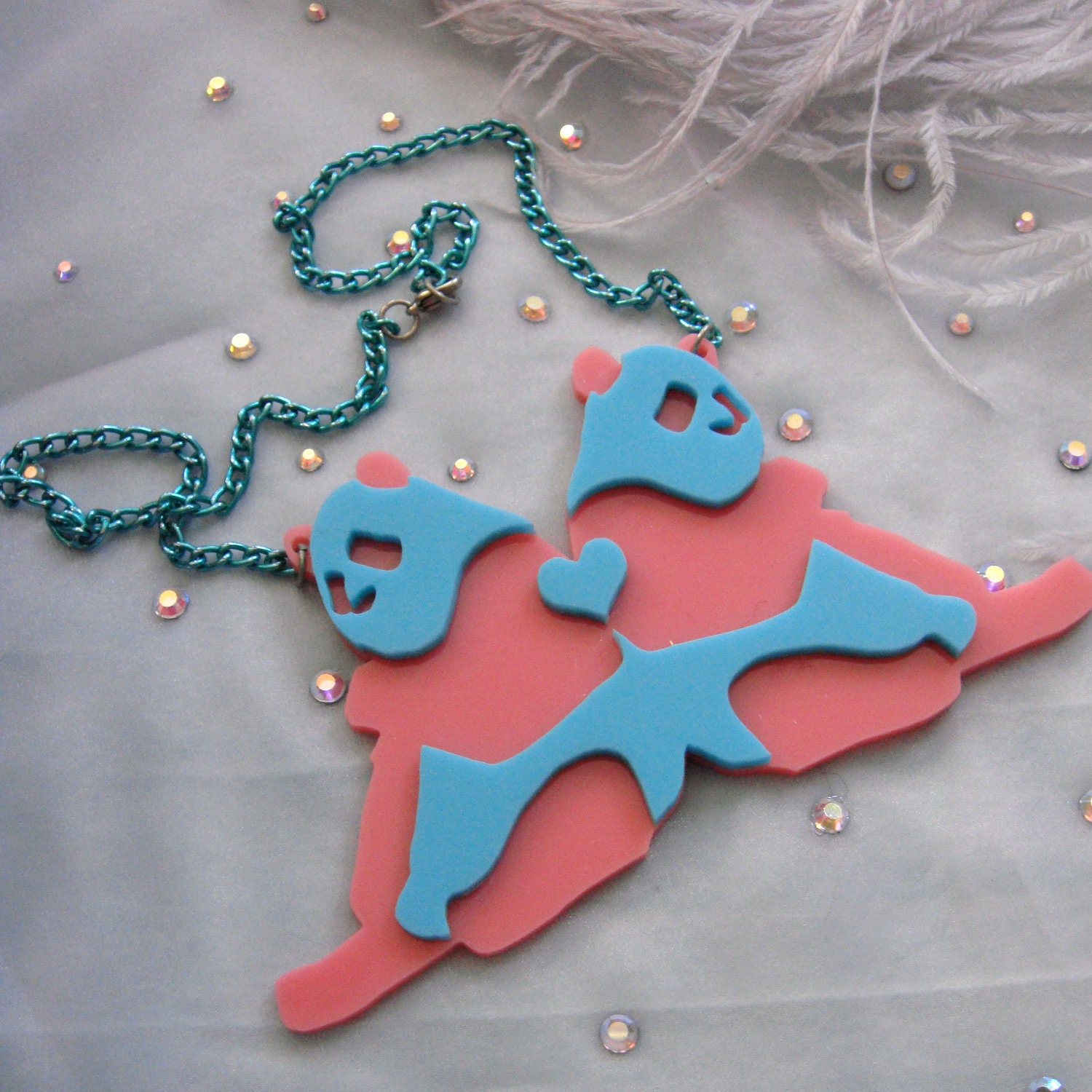 Ultraluxe Acrylic PANDAS Necklace