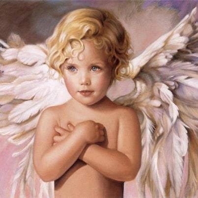 Angel Child 2 Cross Stitch Pattern PDF