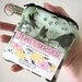 ID Window Padded Zipper Pouch With Key Ring Eco Friendly Natures Walk - NEW DESIGN