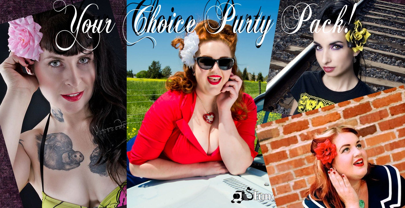Purty Pack Pinup Roses- Pick Your Favorite