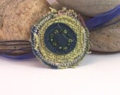 Textile art necklace - EK04
