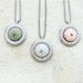 Sea Urchin Necklace - Pastel Colors - Pick your Color Grey, Pink, Green