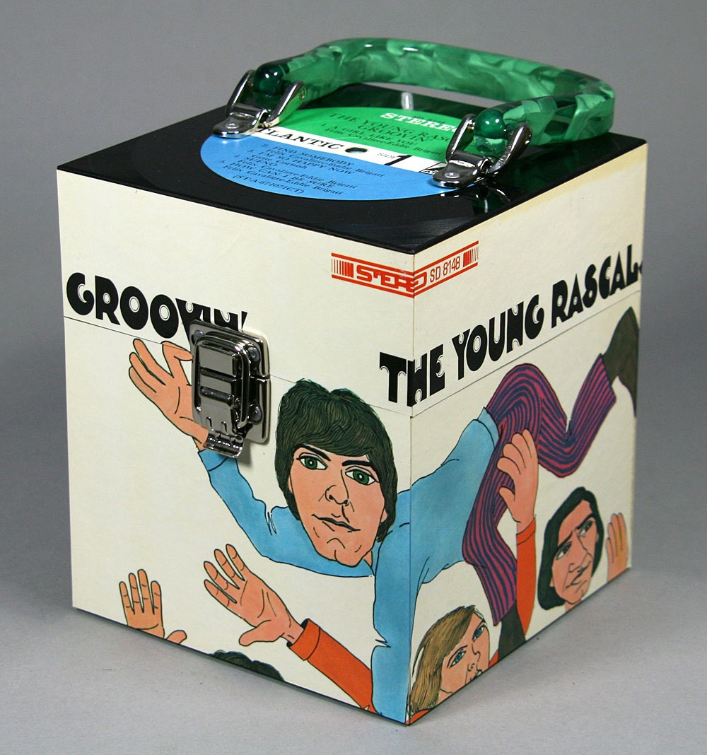 Groovin' CD Case or Keepsake Box Handmade from Recycled Record - Young Rascals