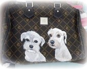 Custom Schnauzer Handbag