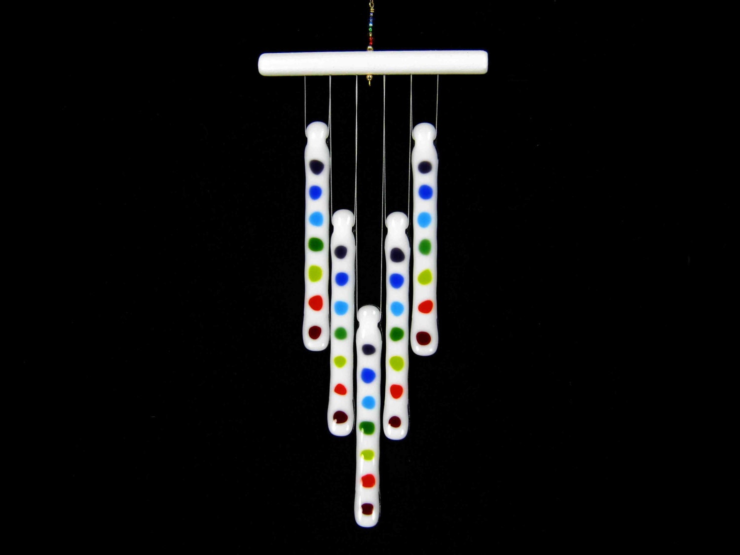 Rainbow Jelly Nougat Glass Wind Chime