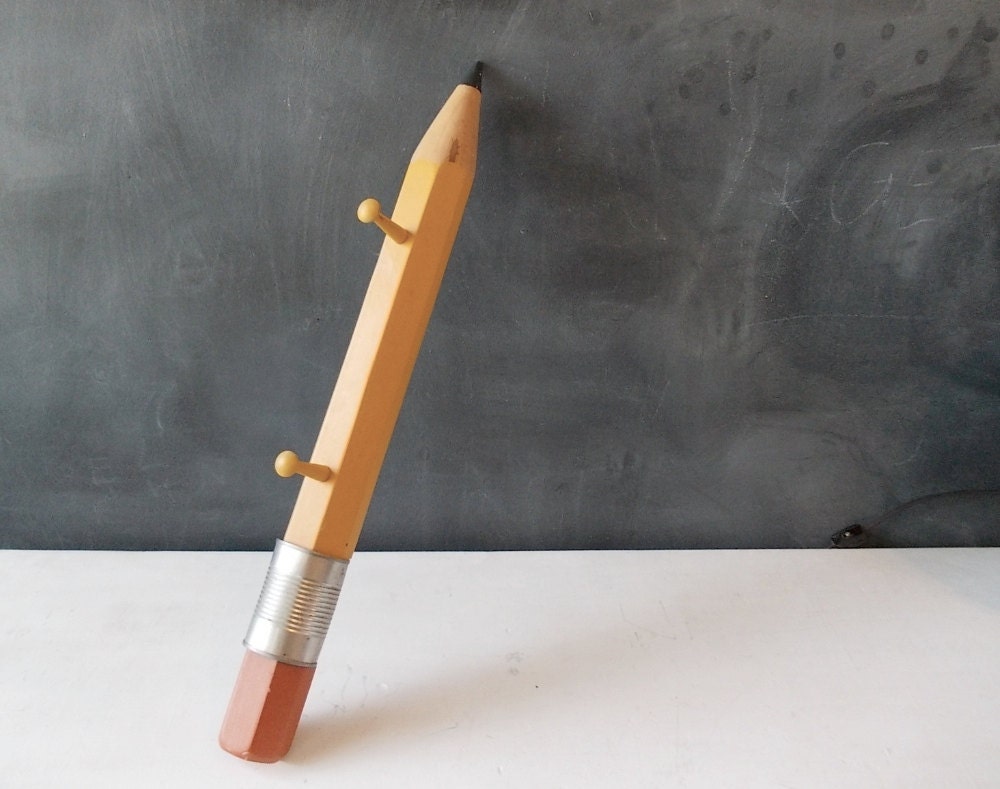 Coat Rack : Back to School Kids Decor Pencil Wall Hooks