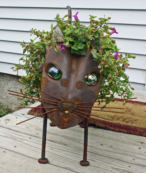 cat garden sculptures