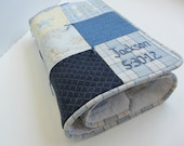 Baby Boy Quilt With Custom Hand Embroidery by Dolce Dreams