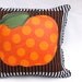 Polka Dot Pumpkin Pillow