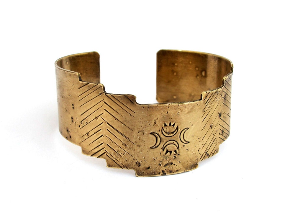 Crescent Totem Cuff