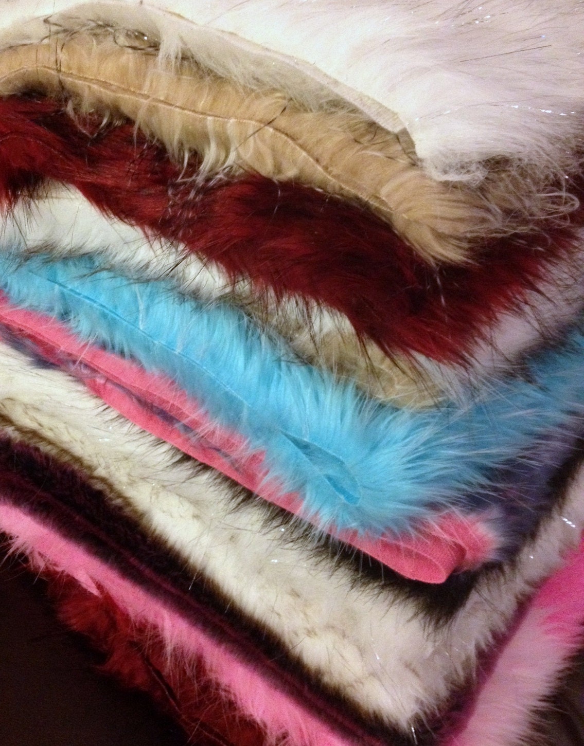 BULK PACK - 6 x fat quarters of our most popular faux fur fabrics