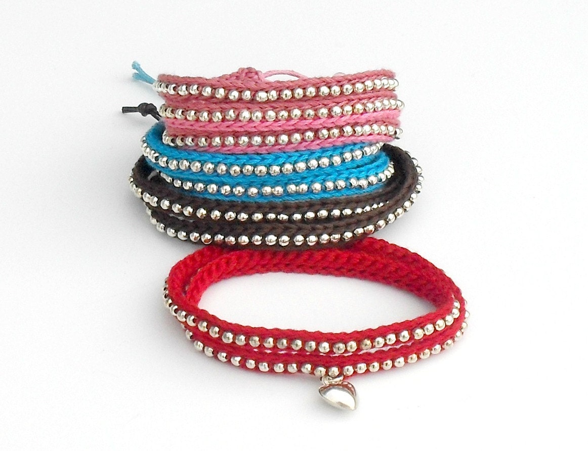 Items similar to PDF Pattern Crochet Wrap Bracelet on Etsy