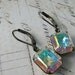 Estate Rhinestone Earrings Lever Back, Glass Rhinestone Earrings, Vintage Rhinestone Gunmetal Lever Back Earrings - Bridesmaid Earrings