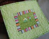 Button Flower Garden Quilted Wall-hanging