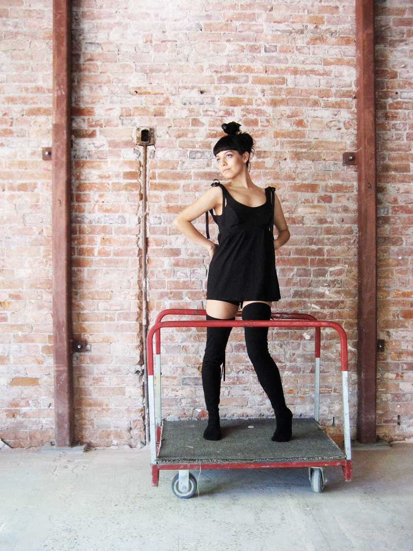 Continuum Combination Set Scoop Neck Open Back Camisole and Pantalette Panties Made to Order