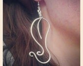 Feather Earrings by LilaFrances OOAK
