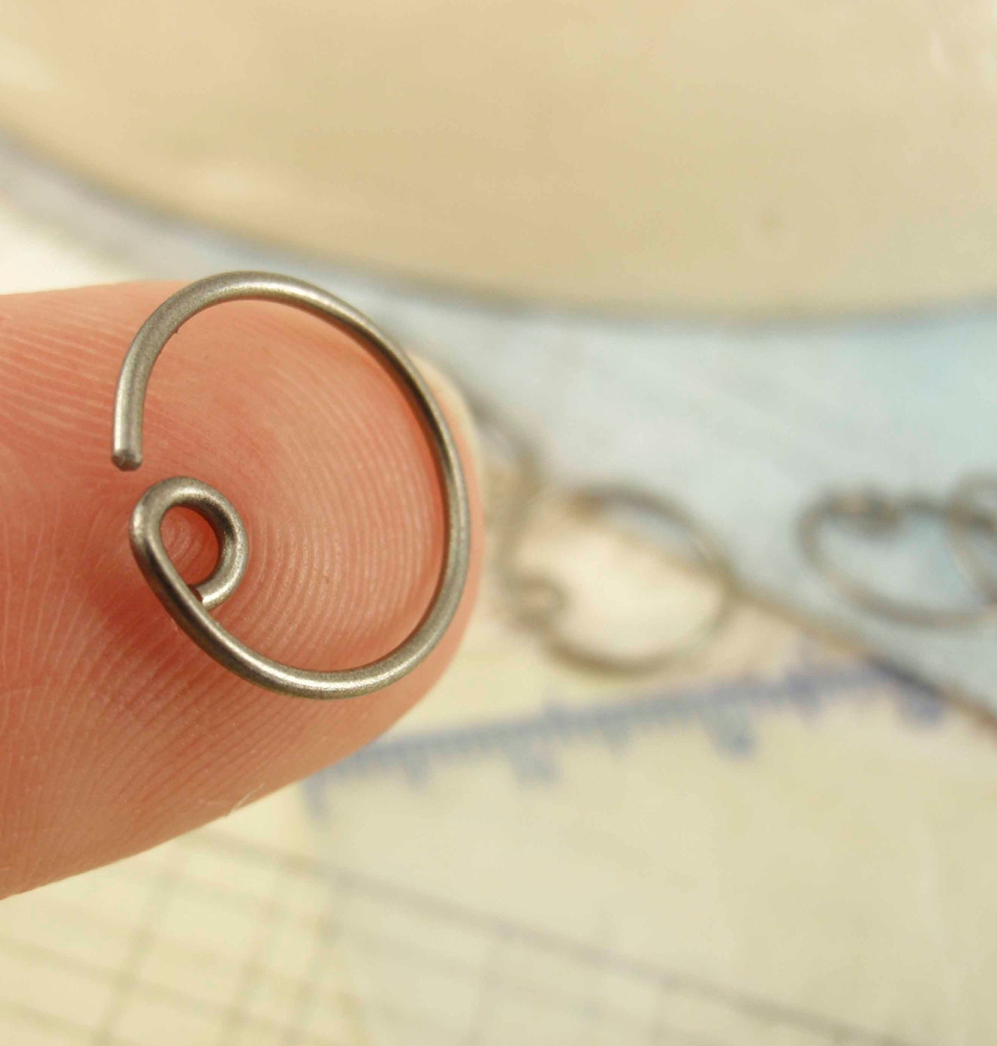 Niobium Hypo Allergenic Earring Hoops - 20 gauge - 20mm